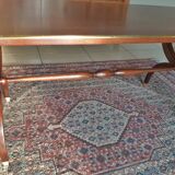 Table basse style directoire pieds curule en acajou