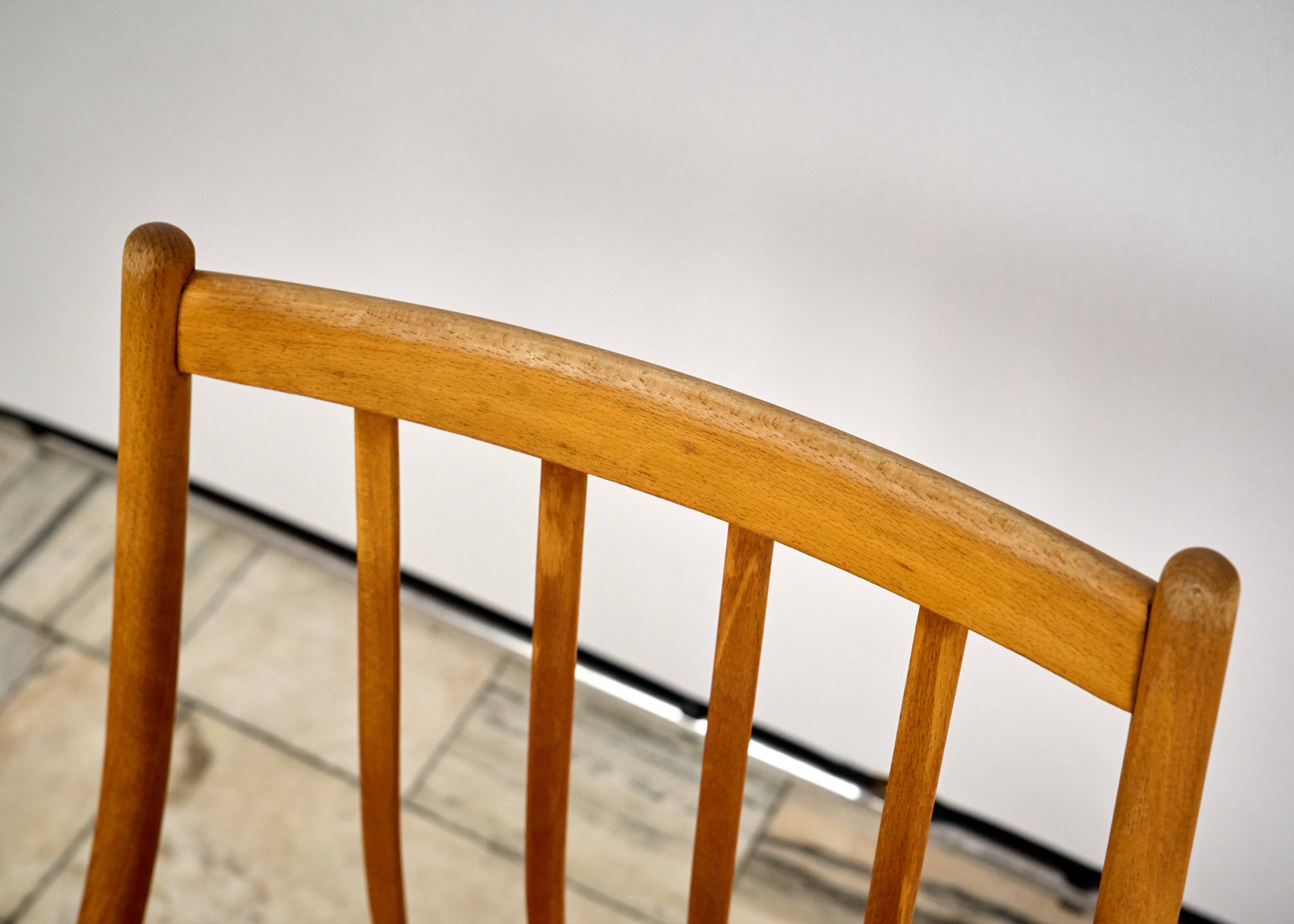 Set of 3 Dining Chairs by A. Suman, 1960s, Czechoslovakia