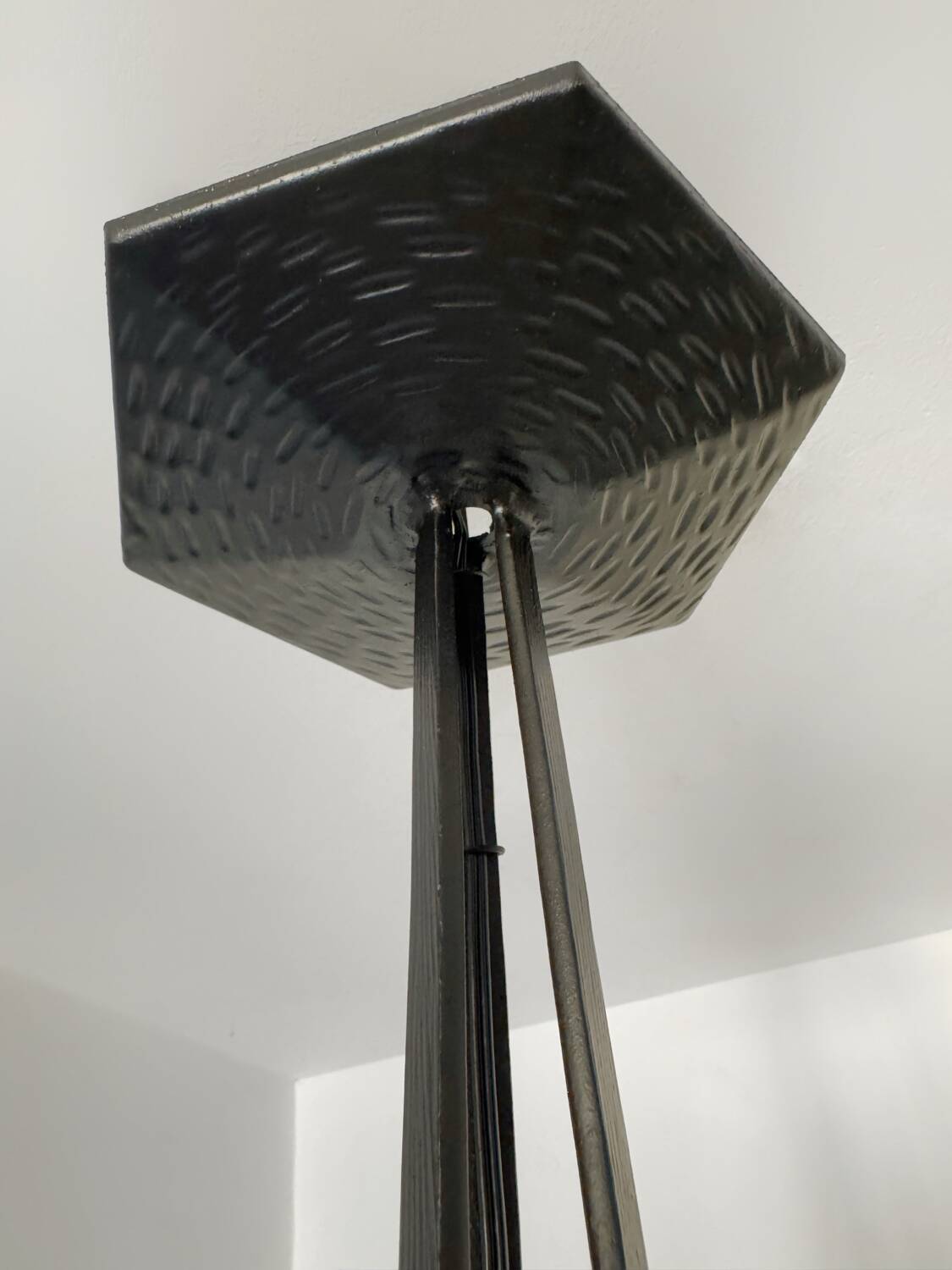 Muller Art Deco glass chandelier