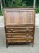 Secretary desk with a drop-down front in solid wood, Louis XV style.