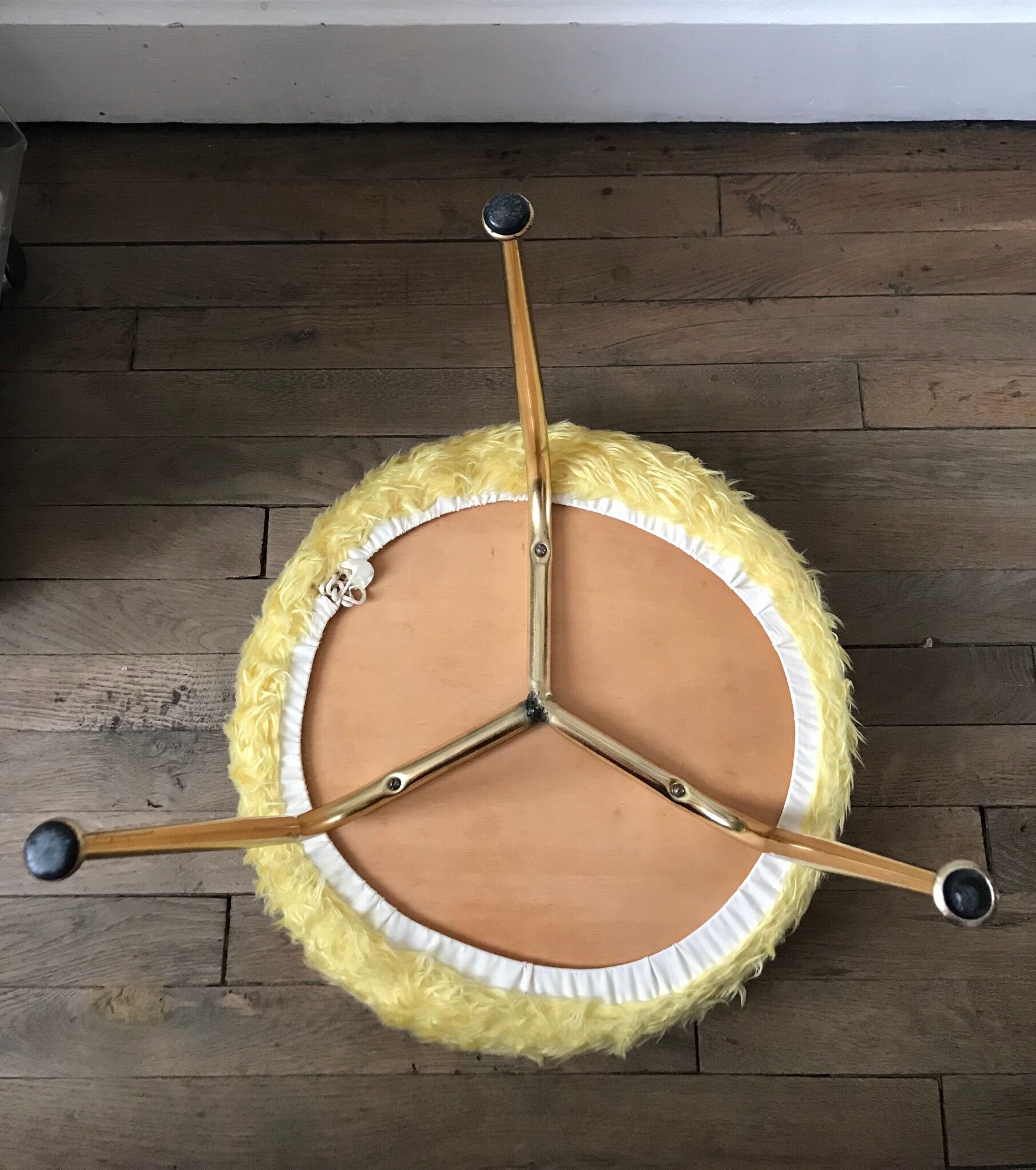 Ottoman yellow vintage