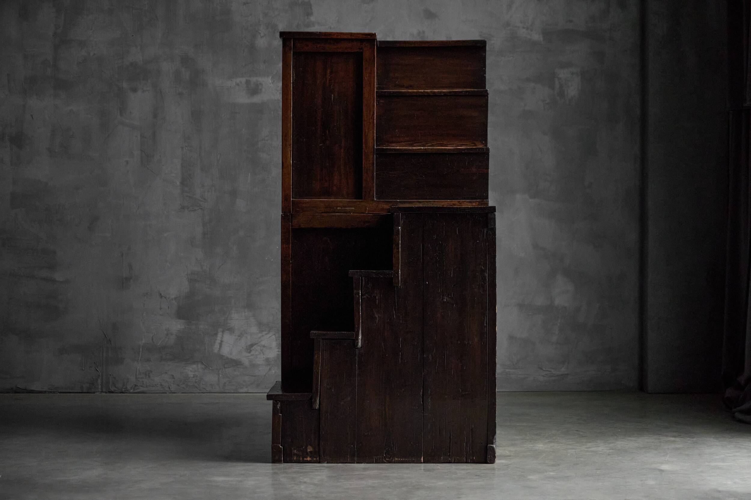 Kaidan Tansu Japanese stair chest, Japan, 19th century