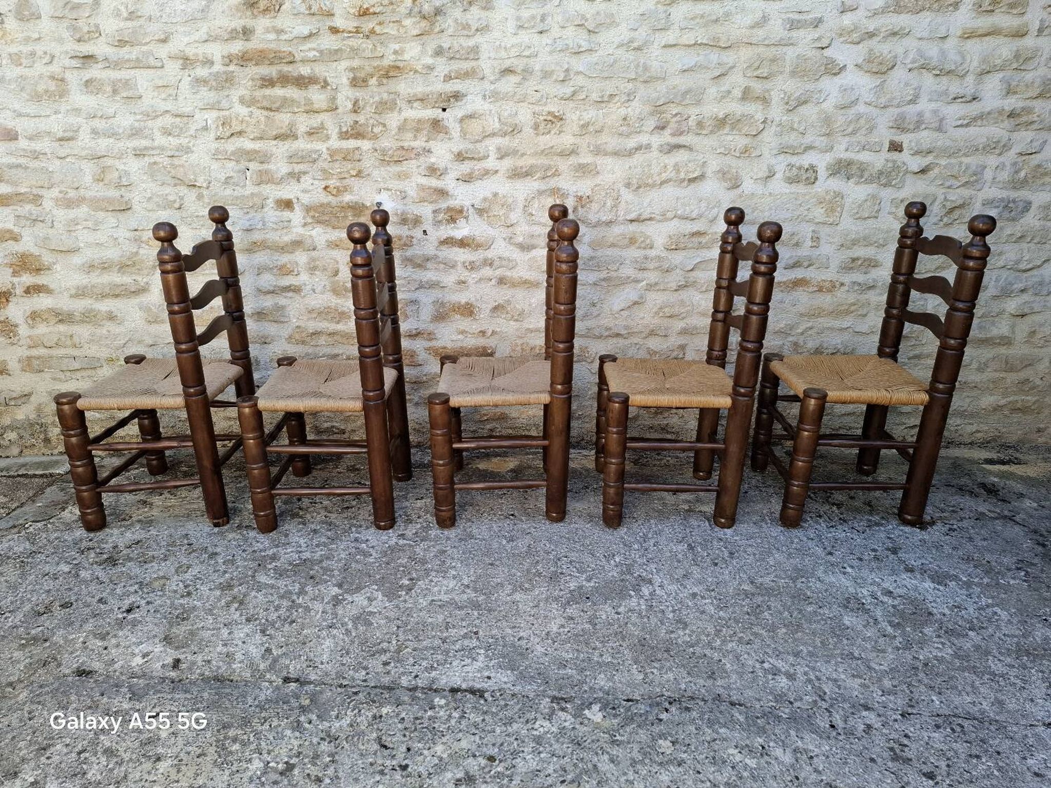 Chaises style Charles Dudouyt