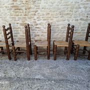 Chaises style Charles Dudouyt