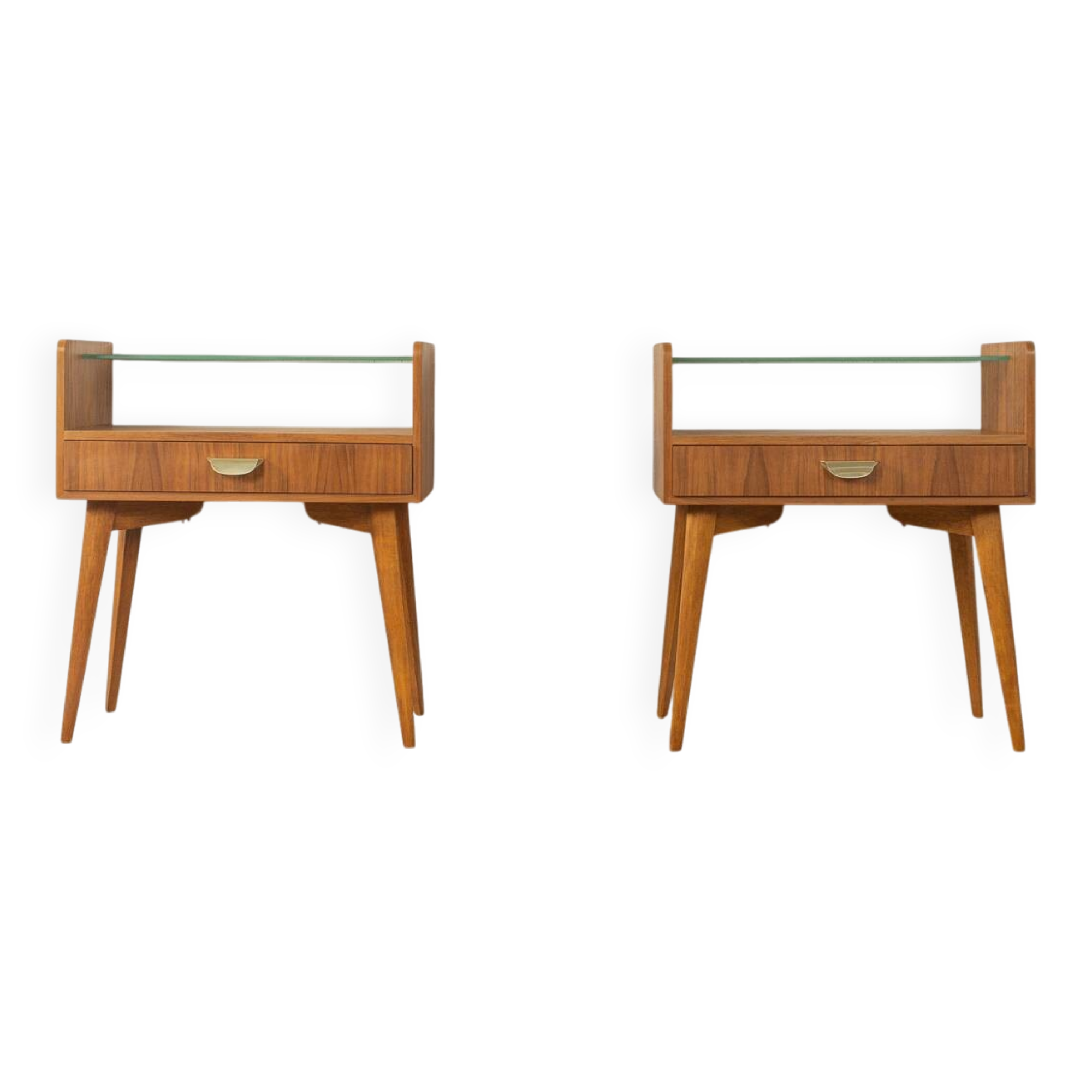 1950s bedside tables by Helmut Magg for WK Möbel