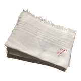 8 honeycomb towels with monogram