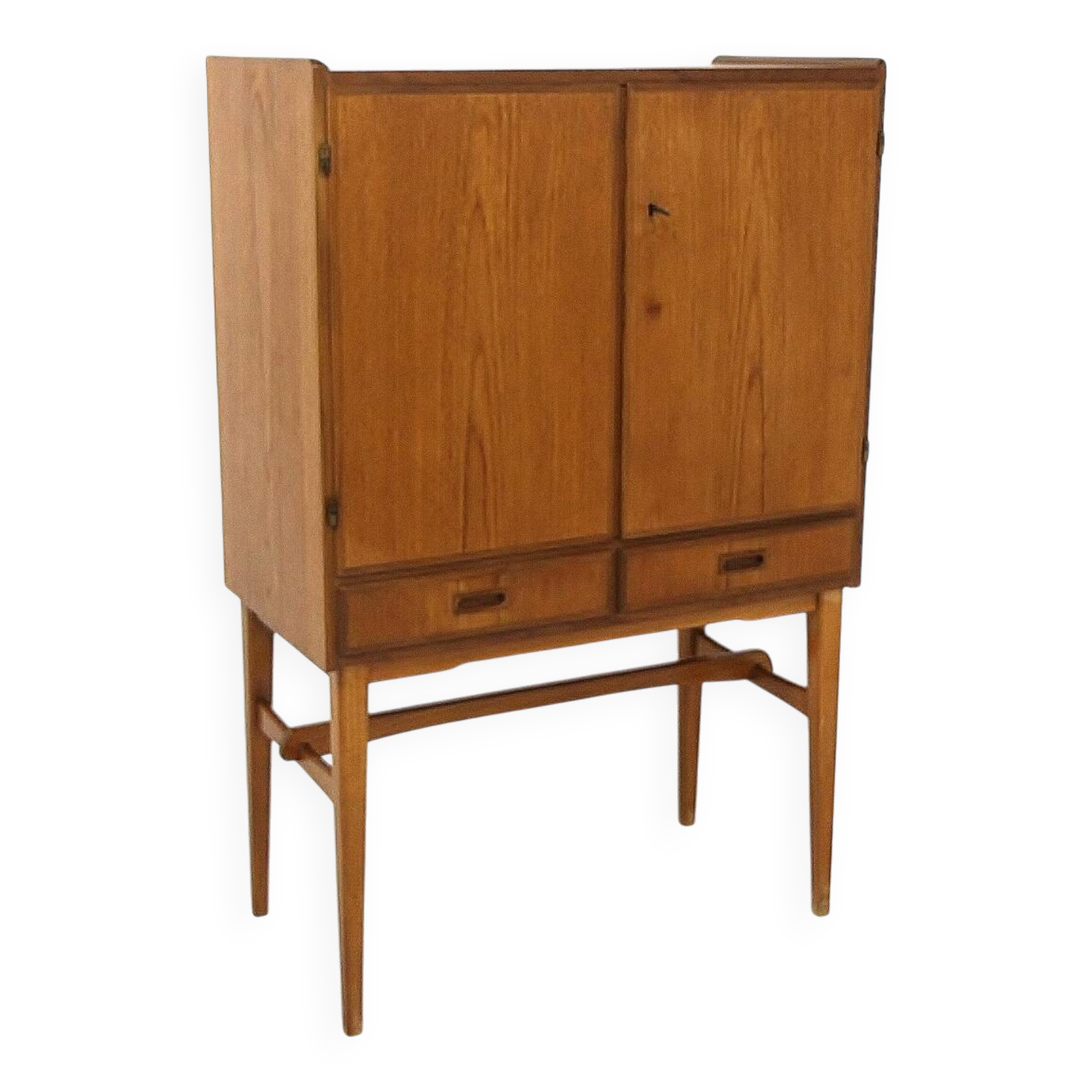Meuble-bar scandinave en teck, Suède, 1950