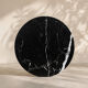 Table d’appoint vintage en plexiglas et marbre noir