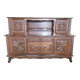 Imposing Basque furniture with regional crosses and original central door - 20th century