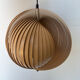 Spherical suspension, wooden slats, 1970