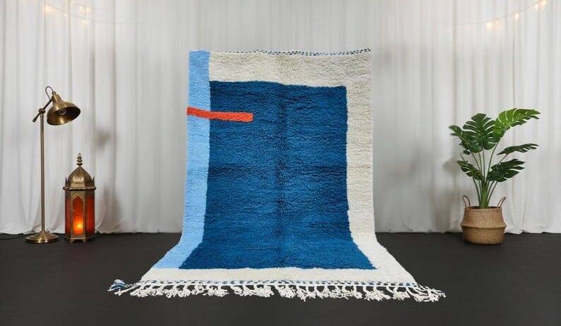 Handmade Beni Ouraine rug, size 150 x 250 cm