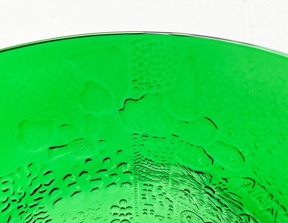 Mid-century Fauna decorative glass vase by Oiva Toikka for Arabia, Finland, 1960s