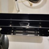 Kartell black magazine rack