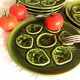 Vintage slurry oyster plate service