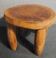 Petit tabouret rond Senoufo en bois