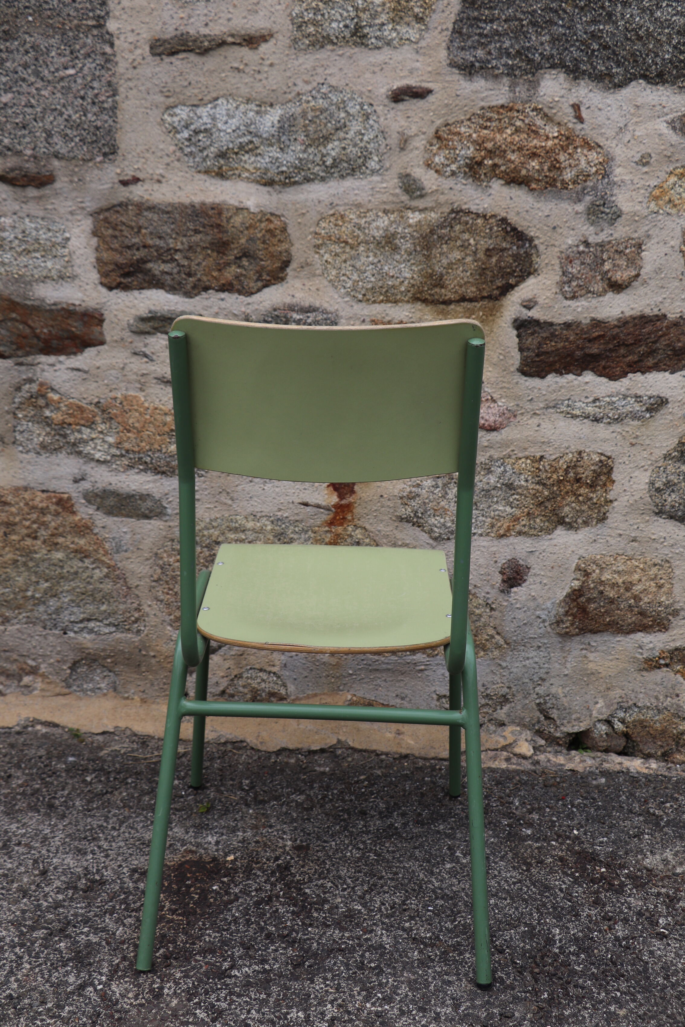 Italian vintage school desk and chair