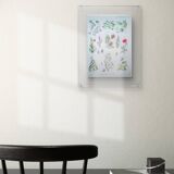 Printed in 1967, calming plants.