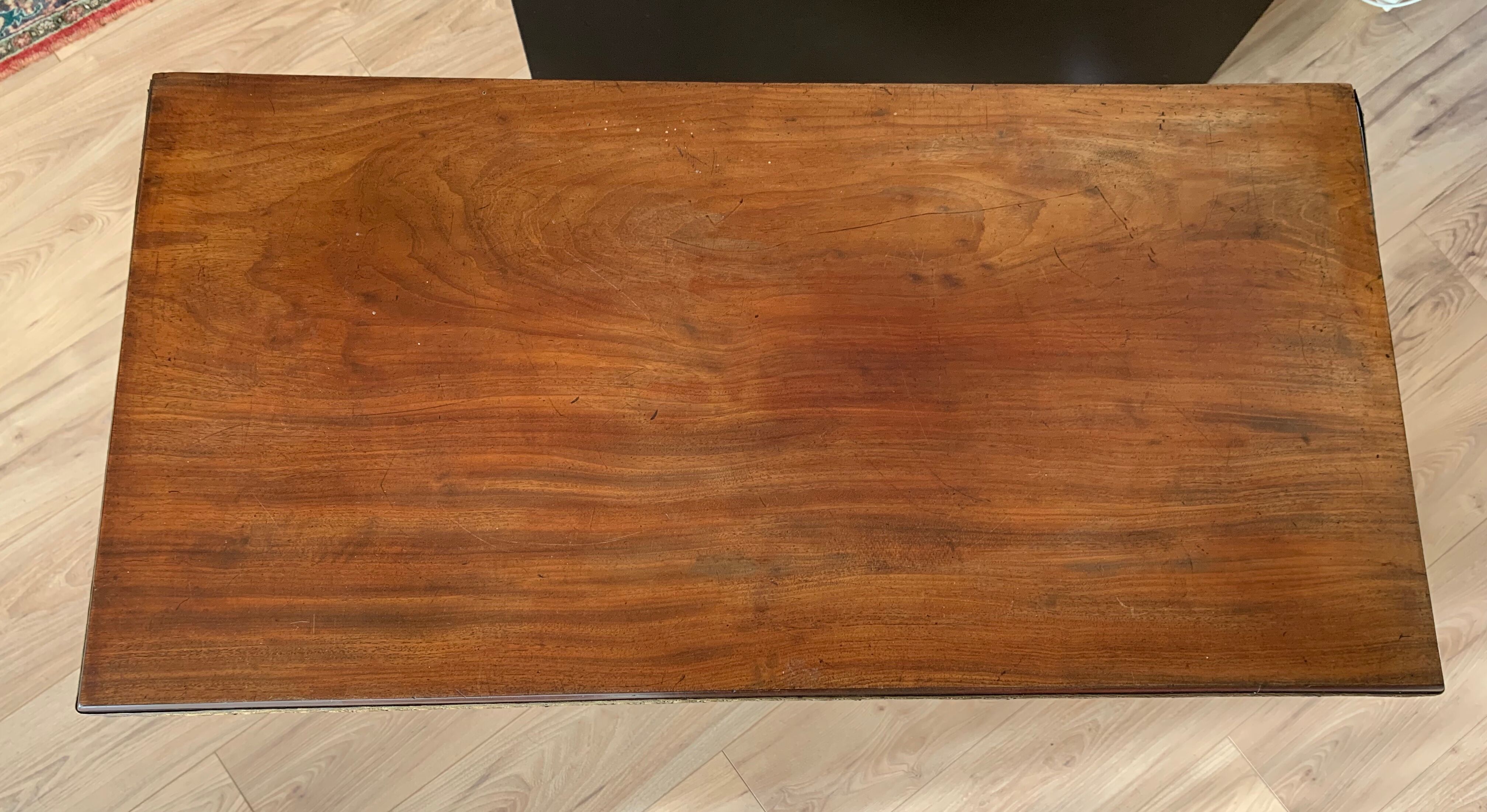 Console, games table Louis XVI style, nineteenth century