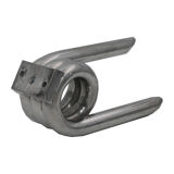 Vintage Chrome Barbed Wire Coathanger