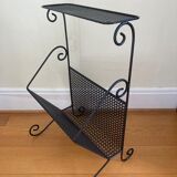 Magazine holder harness perforated metal