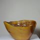 Large olive wood bowl Riviera brutalist craftsmanship circa 1950