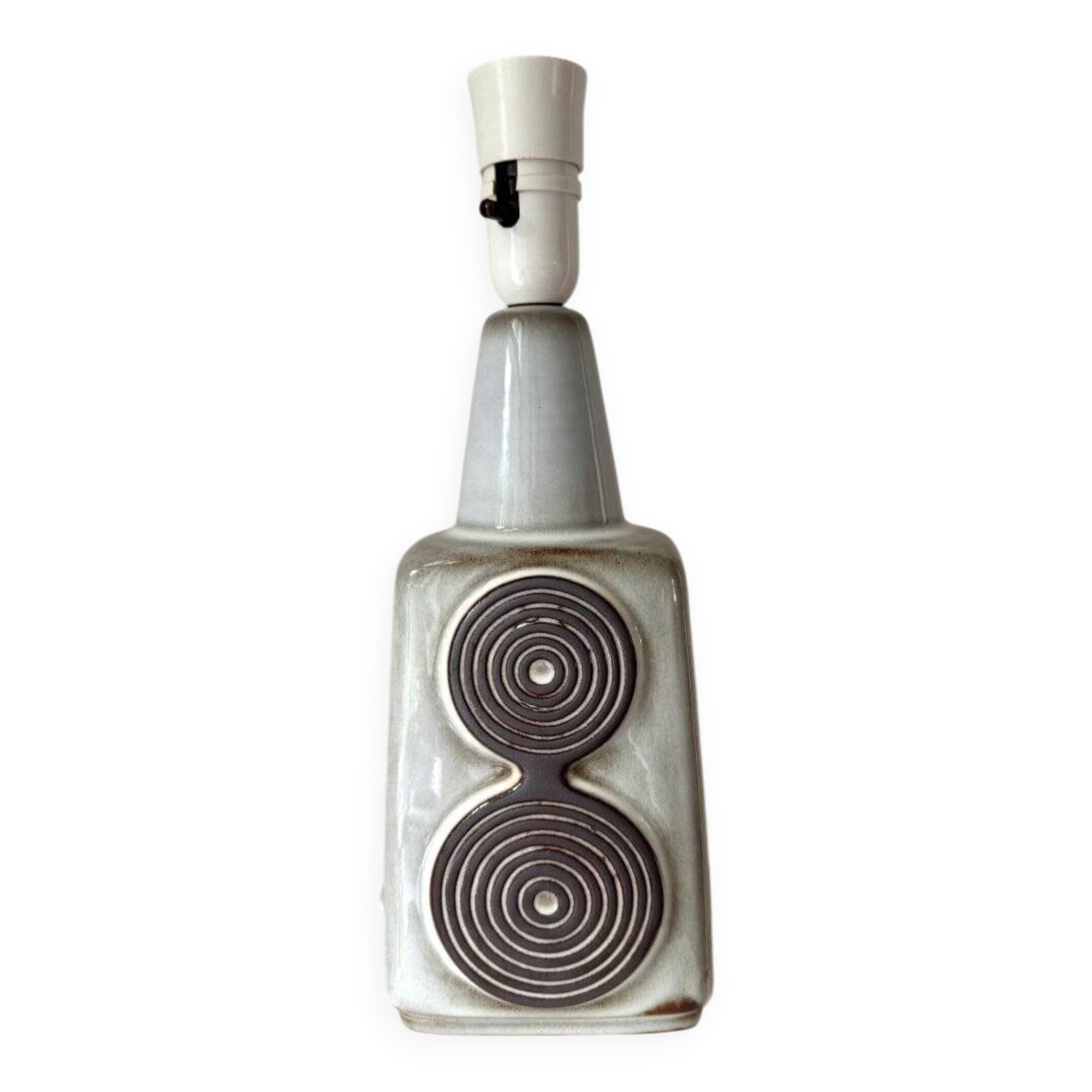 Table lamp in stoneware and ceramic by Einar Johansen for Søholm Stoneware, Denmark, 1960s