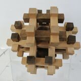 XXL wooden puzzle, multi-balls, 1970