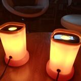 Duo of bedside lamps