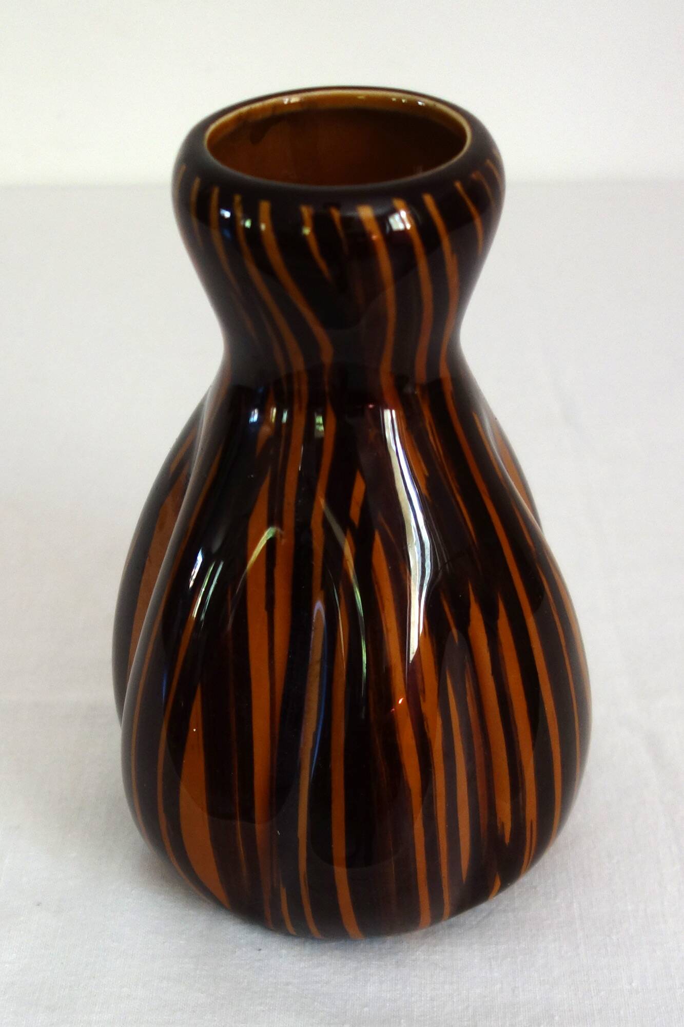 Domino Sarreguemines vase from the 50s/60s
