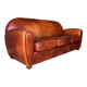 Vintage leather club sofa