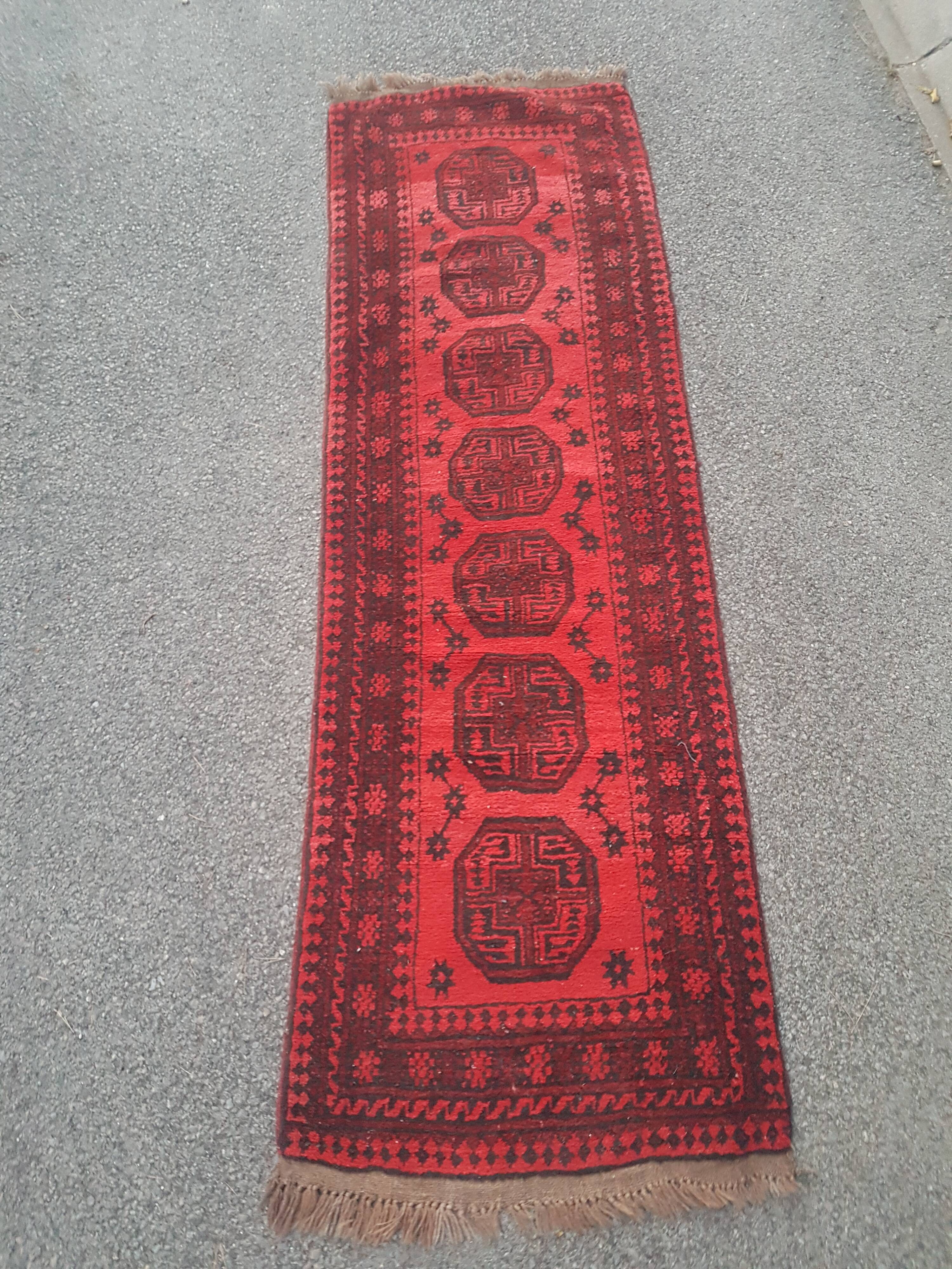 Persian carpet 84x280cm 100% wool