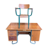 Schoolmaster's desk with armchair