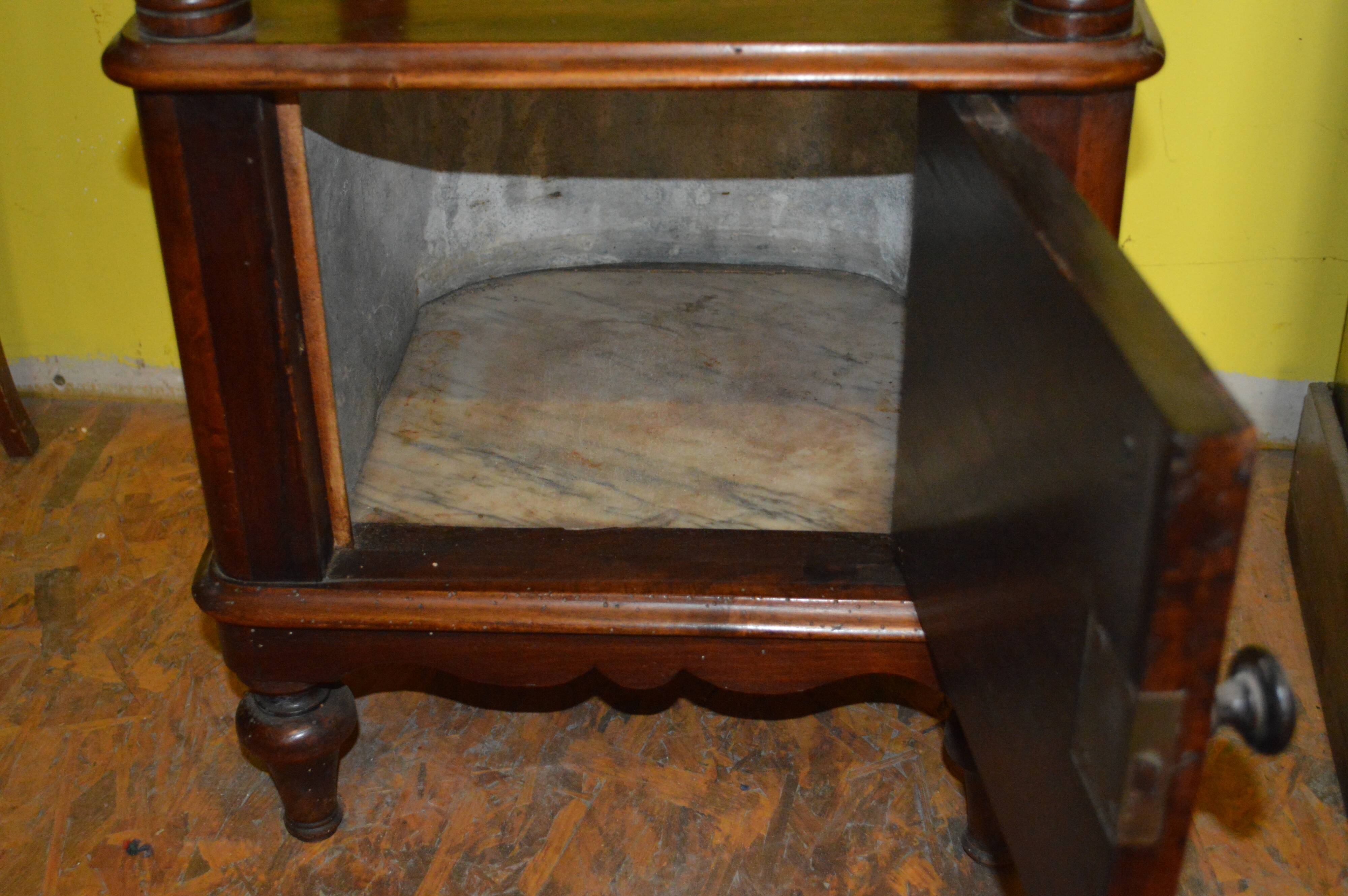 Rosewood bedside table