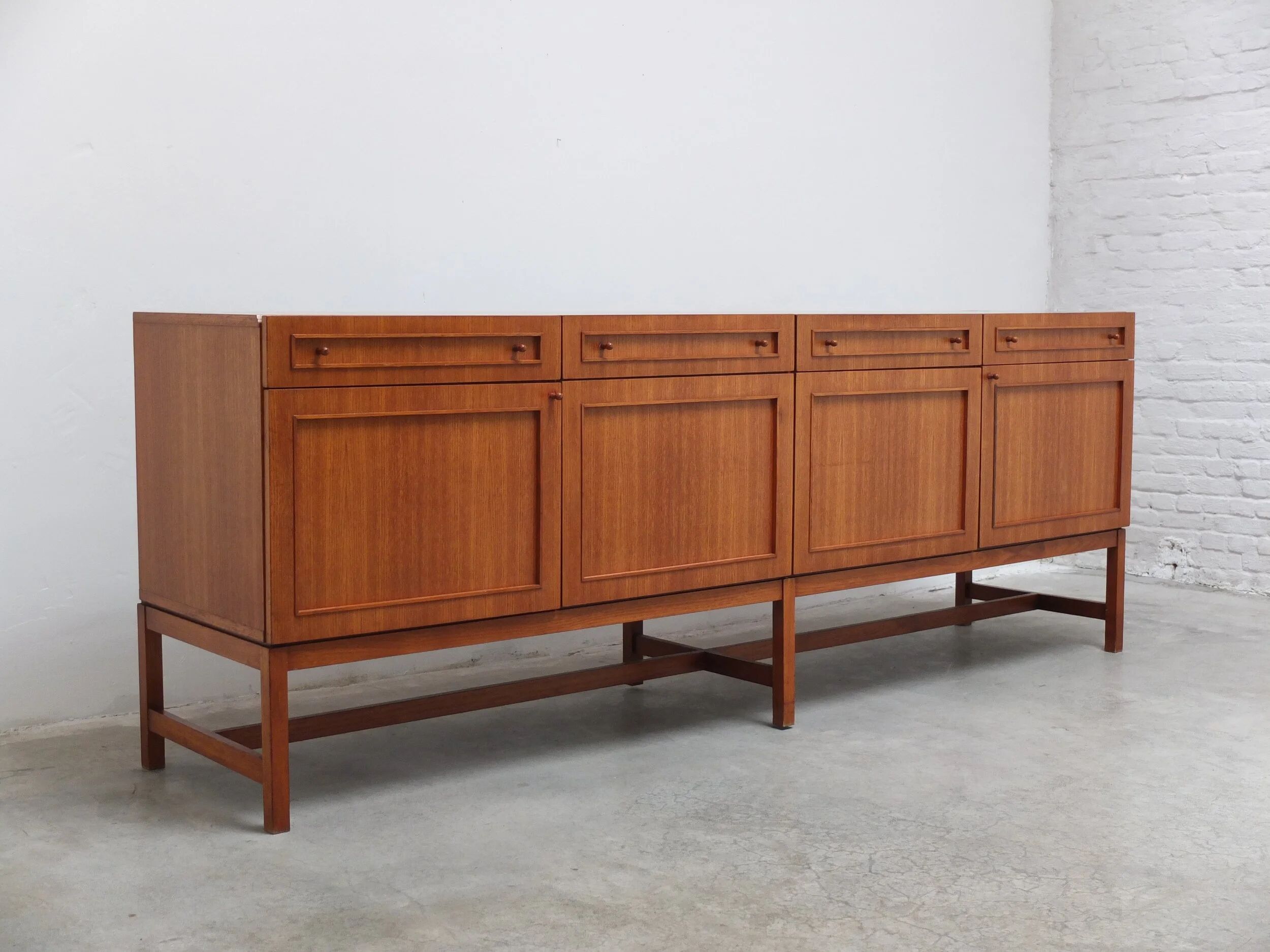 Large decorative sideboard by Oswald Vermaercke for V-Form, 1966