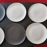 Local pottery plates lot