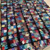 Handmade boucherouite carpet  - 255x190cm
