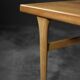 Low vintage mid-century danish modern teak coffee table, 1960s