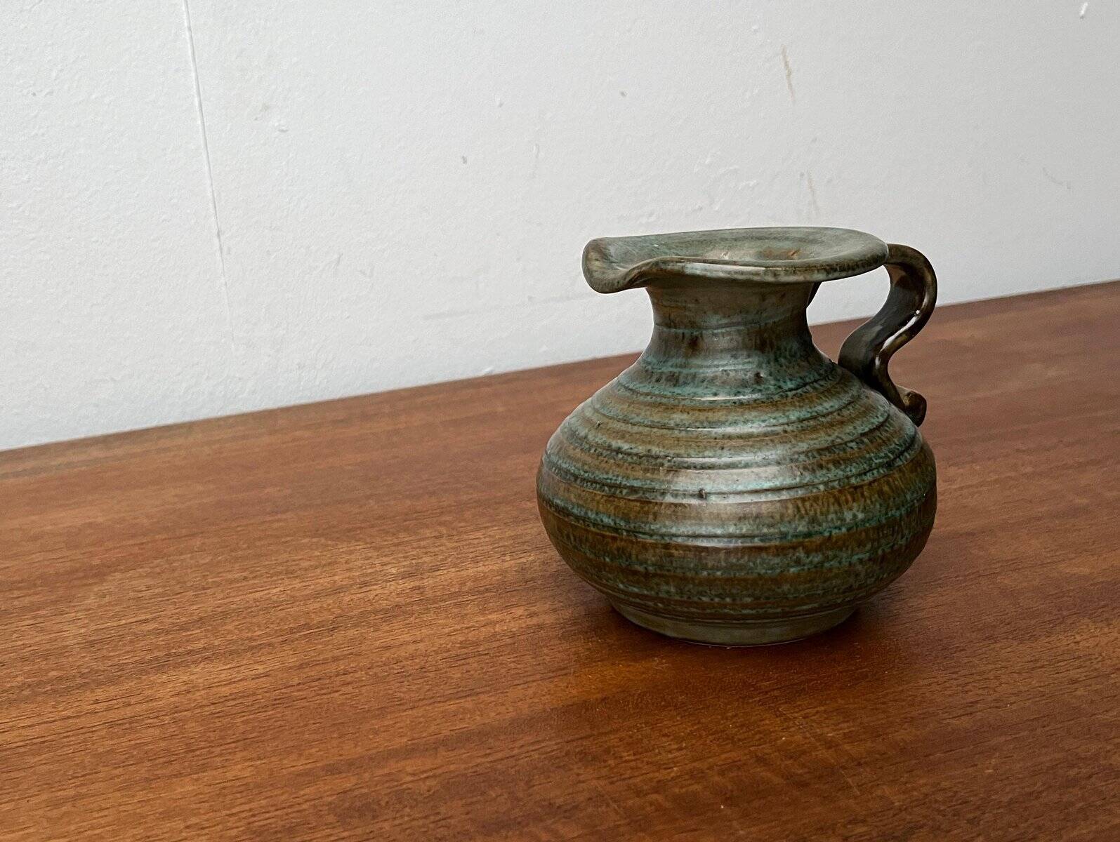 Mid-century pottery vase from the 1960s.