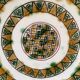 Plate with scarified decoration, signed CHS, Cyprus