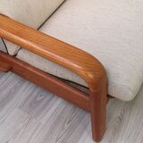 Mid- century three-seater danish teak sofa