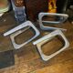 Set of 3 Nelson design footrests