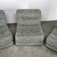 1970s Czechoslovak Space Age Four-Piece Sculptural Modular Sofa