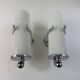 Pair of vintage opaline wall lights "delmas"