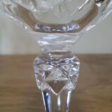 6 verres à pied en cristal