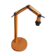 Articulated wooden lamp