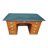 Bureau a caisson d'administration ancien en chêne