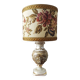 Italian Capodimonte porcelain lamp