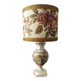 Lampe italienne en porcelaine Capodimonte