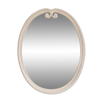Vintage oval mirror