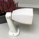 Art deco wall lamp in opaline and porcelain